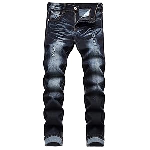 gefütterte grau gefüttert winter Jeanshosen Herren elegant einzigartig Freizeit Komfort Bequem