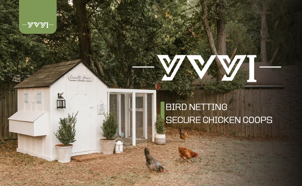 (2024) YVYI 50'x50' Netting for Chicken Coop, Poultry