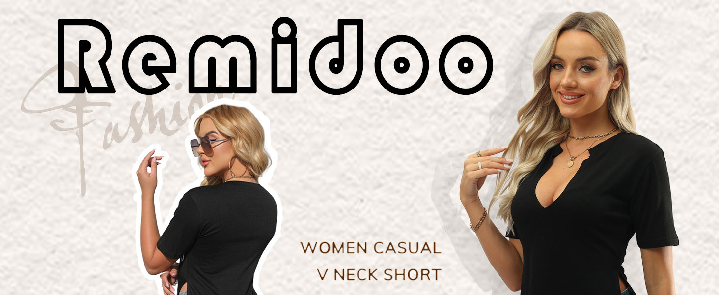 v neck graphic tees for women