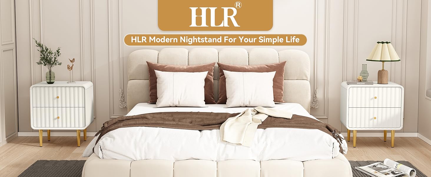 HLR modern nightstand for bedroom