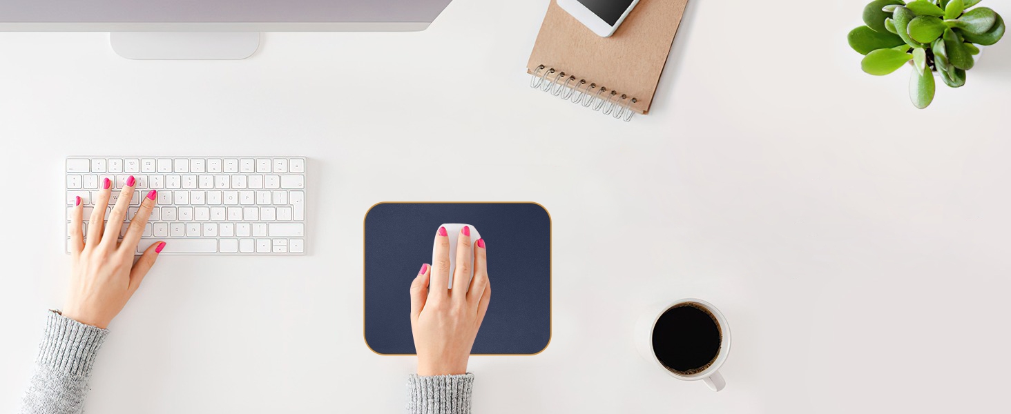 DZ-MOUSE PAD BLUE & YELLOW