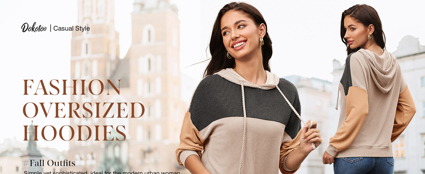 DOKOTOO FASHION OVERSIZED HOODIES