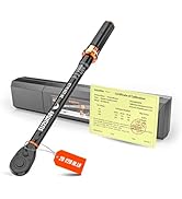 SUZUME 1/4 Torque Wrench (20-220 In.Lb/ 2.3-24.9 N.m) ±3% High Accuracy Torque Wrench 72 Tooth Du...