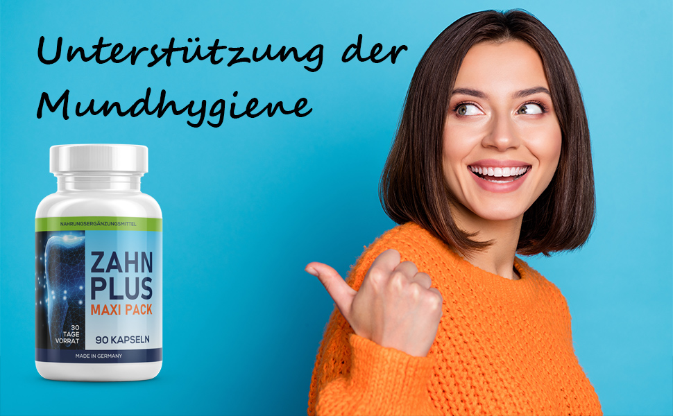 MayProducts Zahn Plus Kapseln MAXI Pack - Für Zähne und Zahnfleisch ...