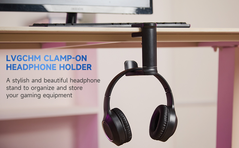 LVGCHM Headset Holder Headphone Stand