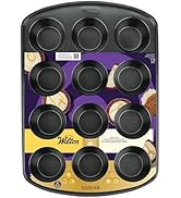 Wilton Gold Premium Non-Stick Warp-Resistant Bakeware, Made without PFAs, Muffin Pan, 12-cup, 10....