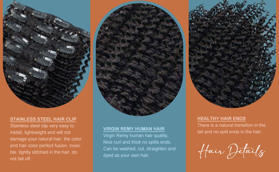 clip in hair extensions human hair