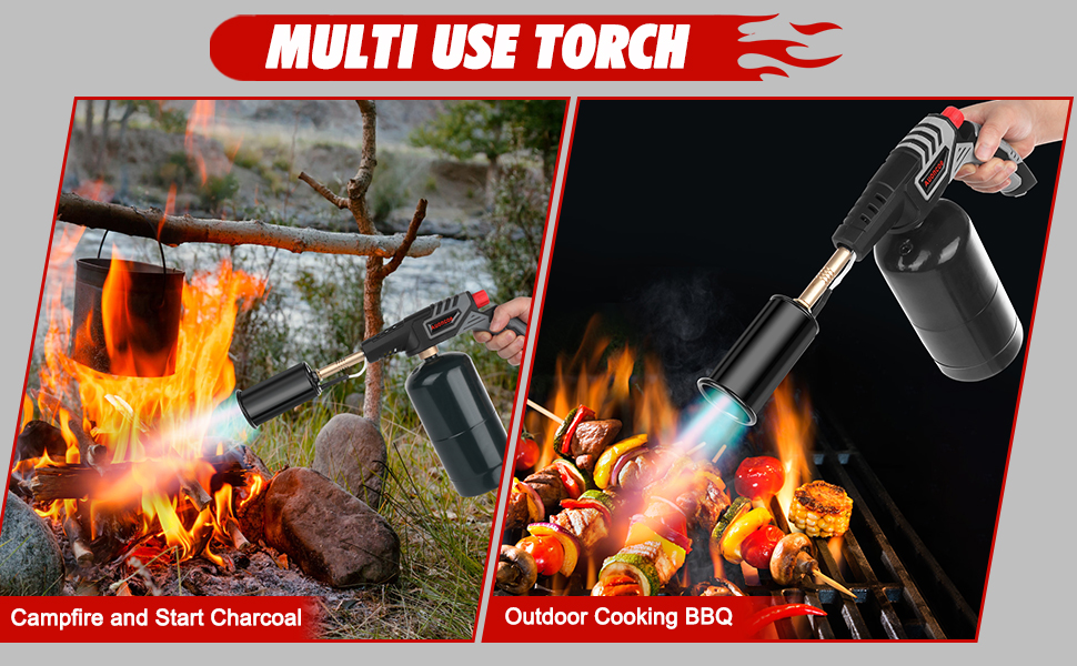 Powerful Propane Cooking Torch, Kitchen culinary Grill, Baking, Creme