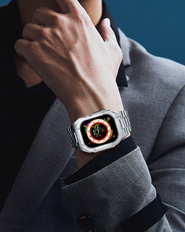 apple watch band silver