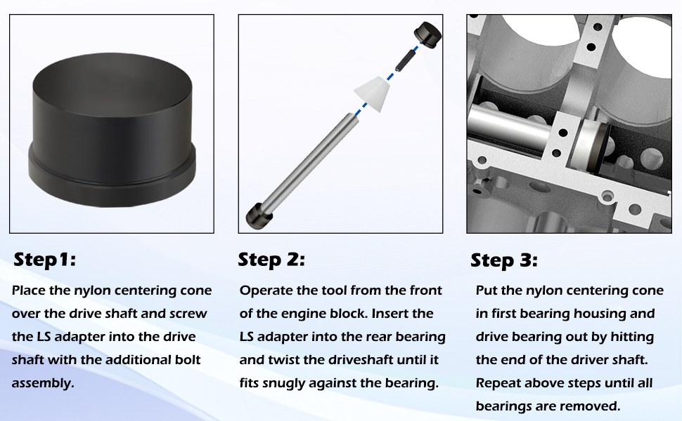 Steel Cam Bearing Installation Removing Tool for