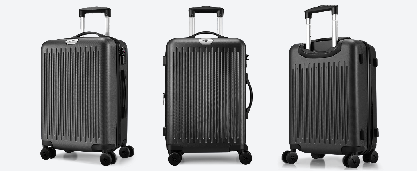 Suitour 20/24 inch Luggage Sets 2 piece,Expandable Luggage