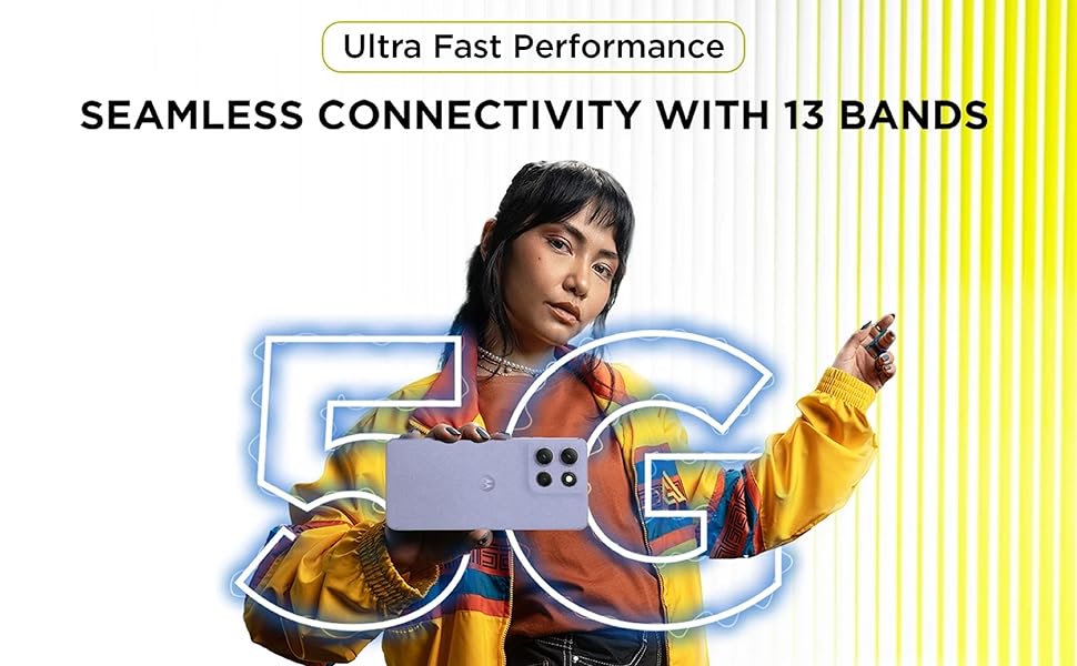 Moto g86 Power 5G offers seamless connectivity with 13 5G bands