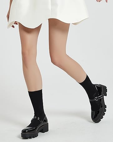 Mary Jane Shoes Women,platform shoes women,zapatillas,chunky,round toe