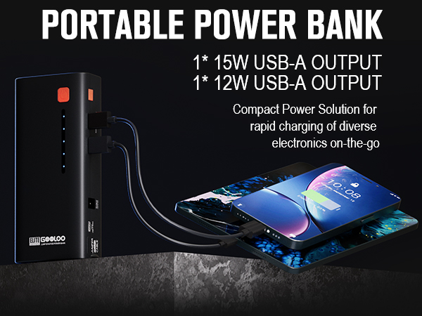 portable car charger battery jump start