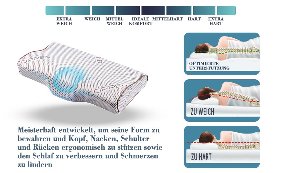Hi-Low Memory Foam Kissen