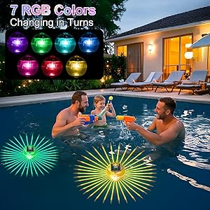 pool floating light