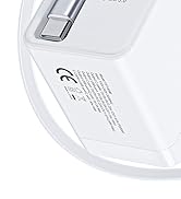 Retractable Phone Charger Wall Plug with Dual USB Ports and USB-C Cable, 40W Travel Charger, Fast...