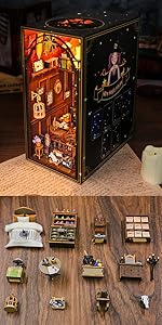 DIY Dollhouse Booknook Insert Decor Alley