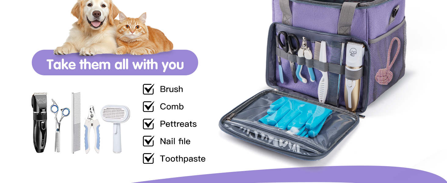 pet grooming bag