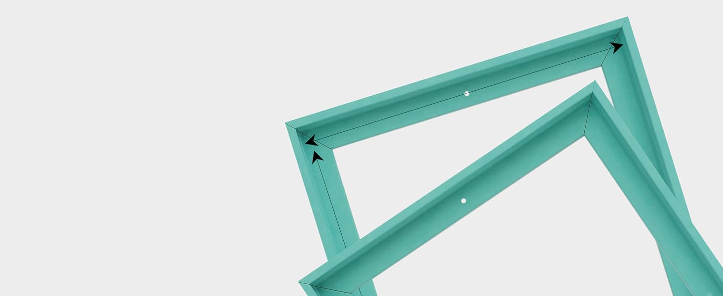 Pixy Canvas Custom Sized Floater Frame for 3/4 (0.75) inch