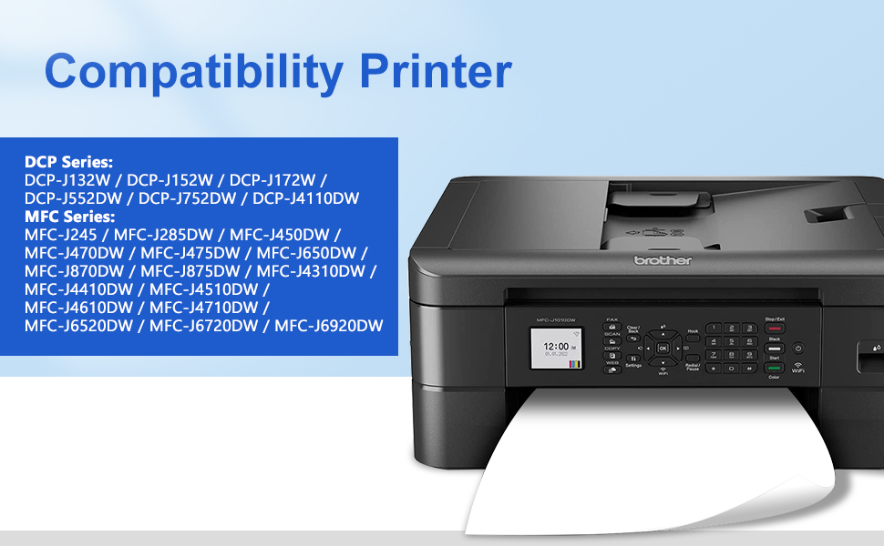 LC103 Ink cartridges Compatible for Brother LC103XXL LC101