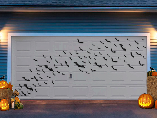 Halloween garage decorations