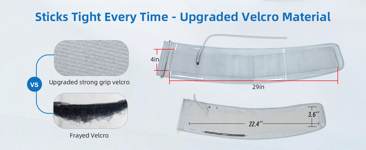 Sticks Tight Every Time -Upgraded Velcro Material