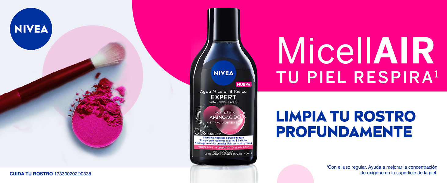 MicellAIR limpia tu rostro profundamente