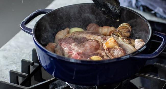 バーミキュラ 鋳鉄製 両手鍋 18cm 黒 Amazon.co.jp: バーミキュラ 鋳物ホーロー鍋 18cm ［浅型