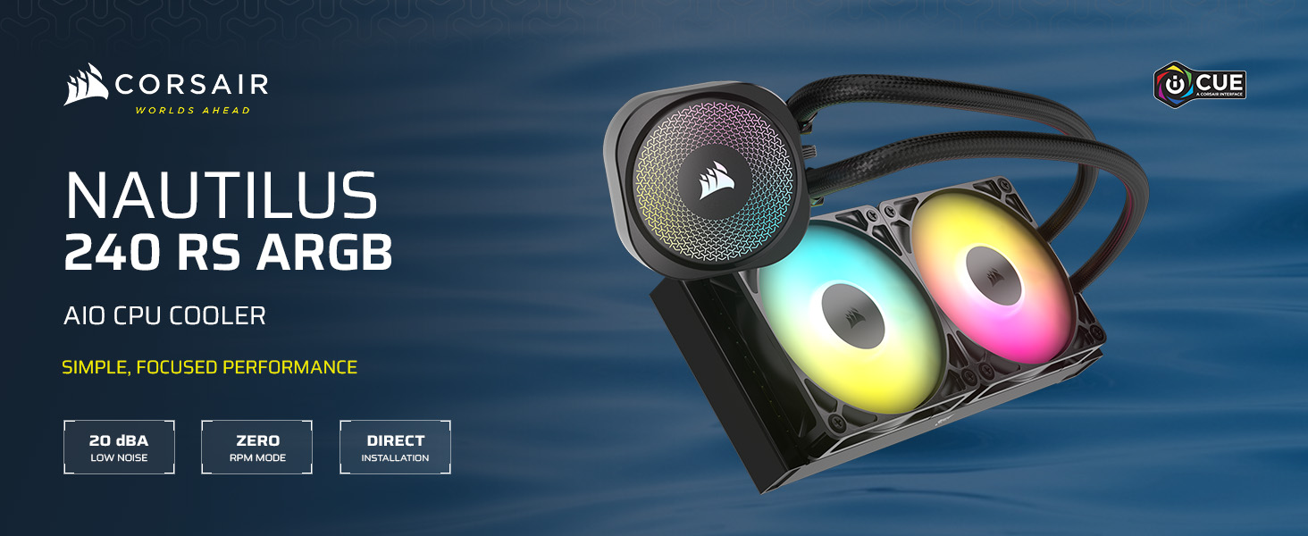 Corsair Nautilus 240 RS ARGB Liquid CPU Cooler