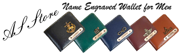 AS Store Engraved Wallet For Men