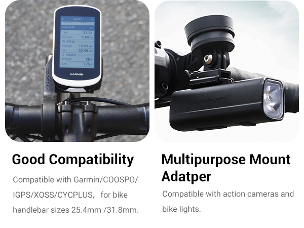 COOSPO CS600 セット MT5S サイクルコンピュータ マウント Amazon.com: CooSpo Bike Computer Out Front Mount MT5S, Compatible