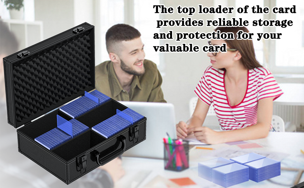 VOKOKOYA Toploaders Storage Box Fits 3" x 4" 35pt75pt