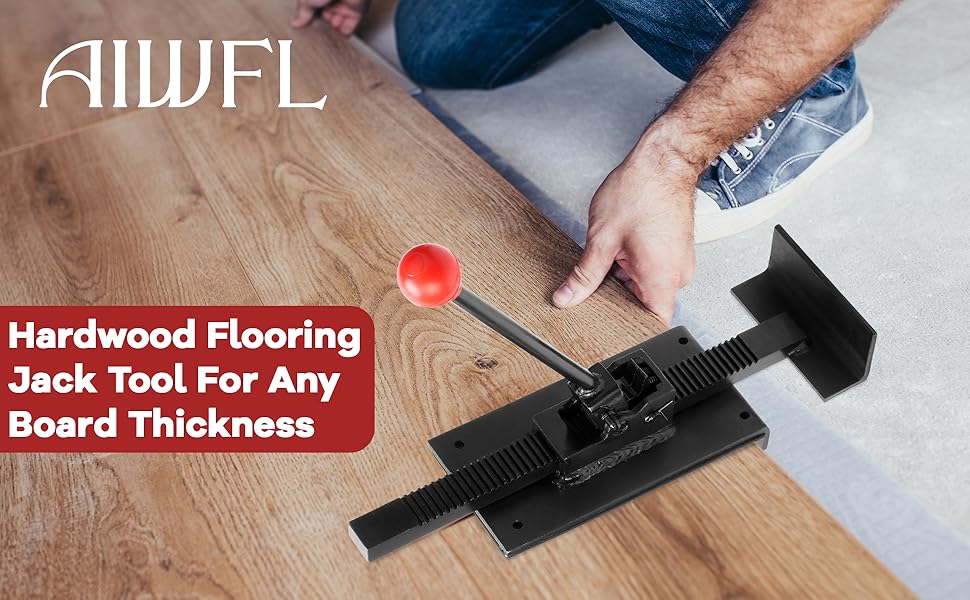 AIWFL Hardwood Flooring Jack Tool Professional Flooring Jack Wood