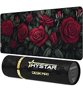 Hystar Extended Gaming Mouse Pad | | 5mm Thick, Waterproof Surface, Smooth Polyester Fabric, and ...