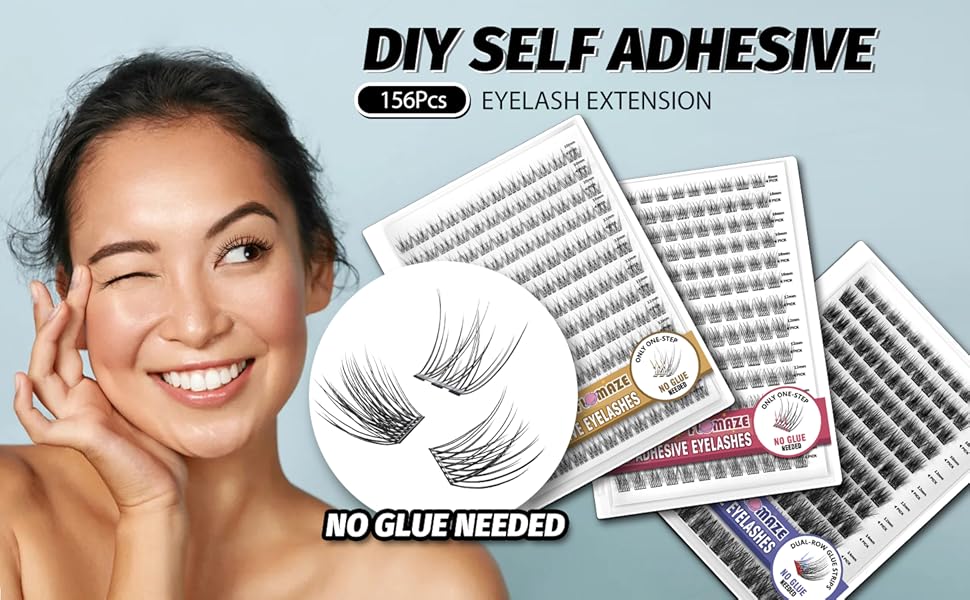 self adhesive eyelashes