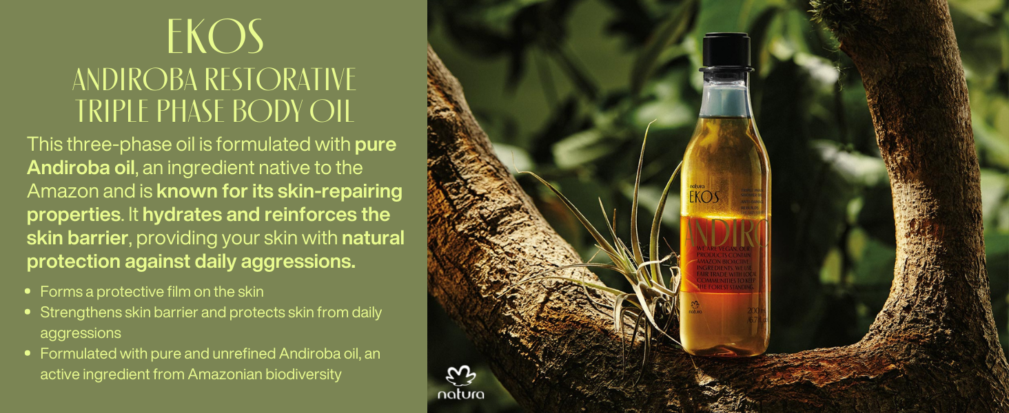 Natura Ekos Andiroba Restorative Triple Phase Oil 