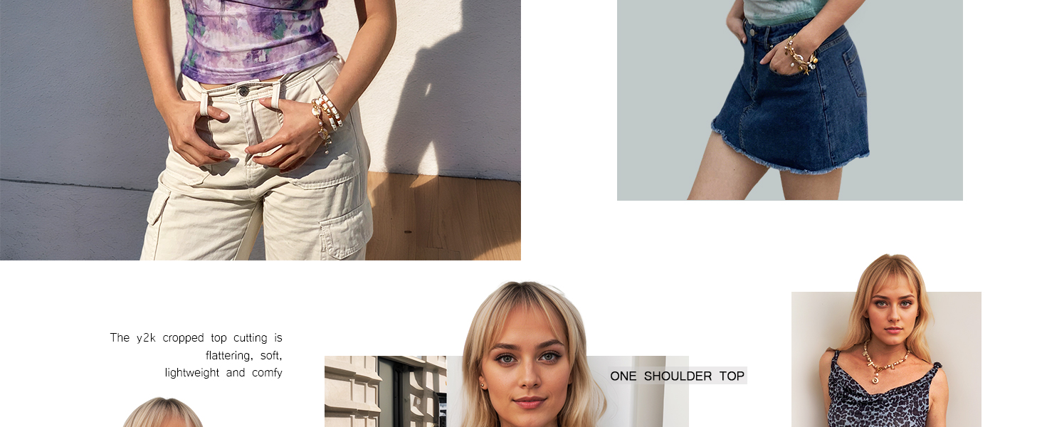 Tie-Dyed Stretchy Tank Top