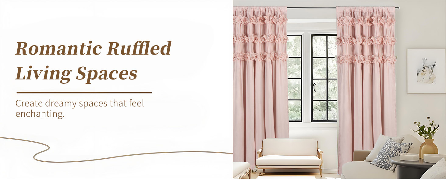 Romantic Ruffled Living Spaces Create dreamy spaces that feel enchanting