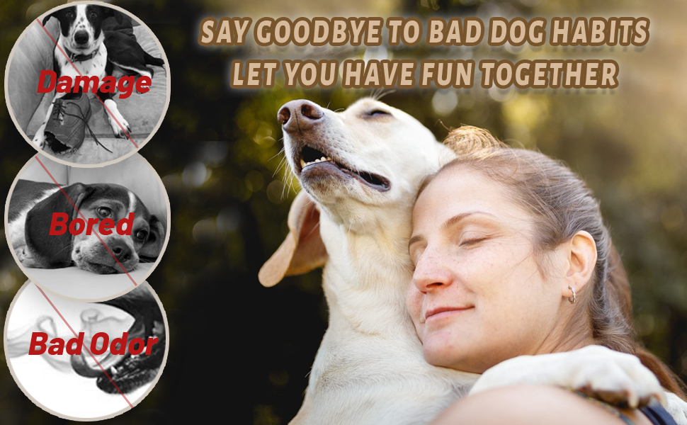 WinTour Indestructible Dog Toys for Aggressive Chewers