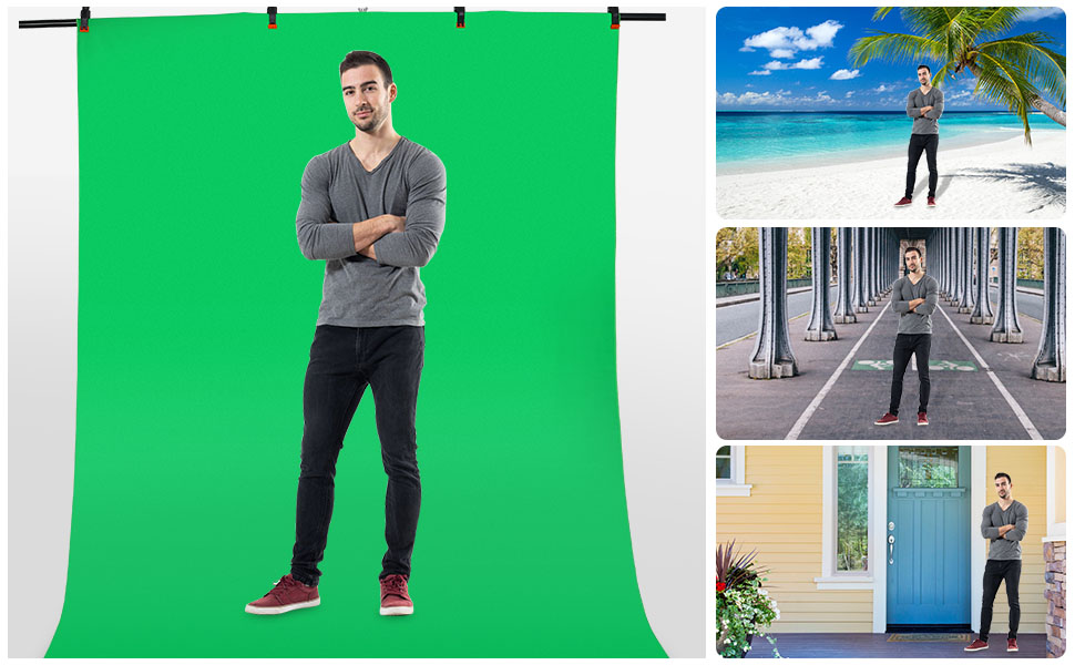 Greenscreen - Sfondo con supporto