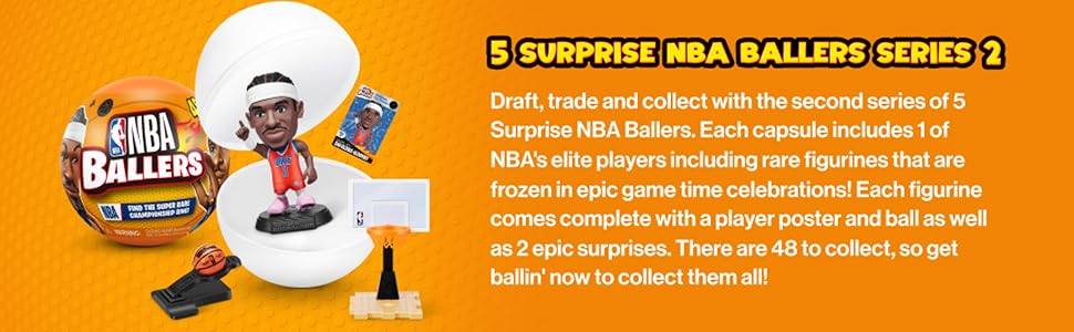 NBA BALLERS シリーズ2 日本未発売　5個 NBA BALLERS シリーズ2 最新 5個 日本未発売 NBA BALLERS