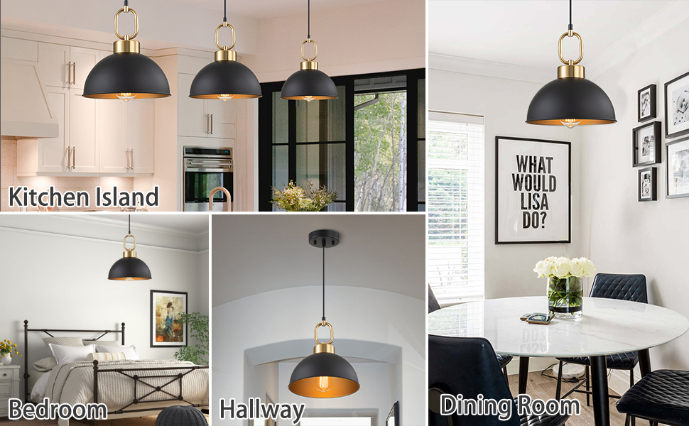farmhouse pendant lighting for island