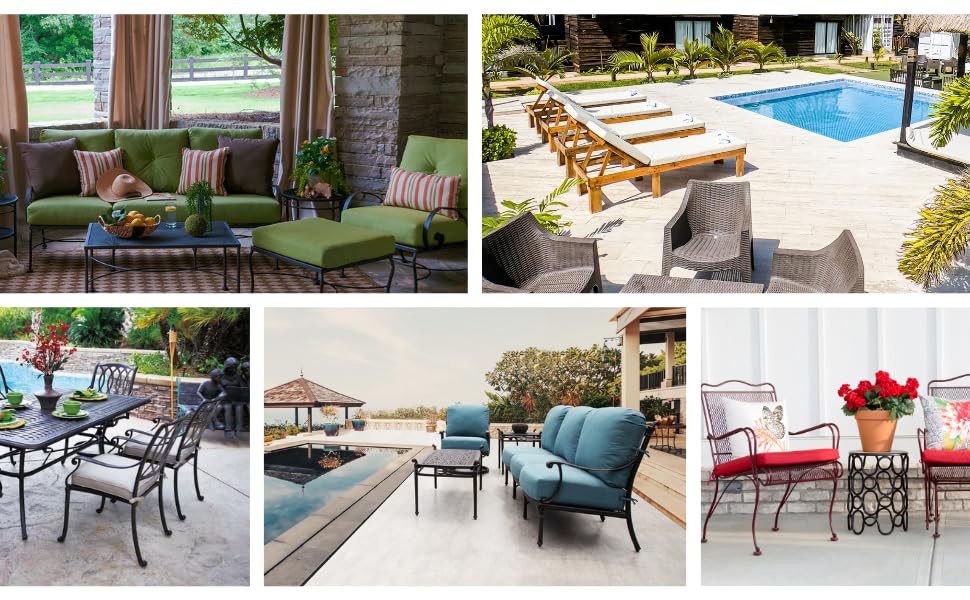 Forever Glides Wrought Iron Patio Furniture Feet Caps and Replacement