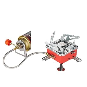 FLYTOP Alloy Steel Mini Camping Stove With Enhanced Security Gas Pipe