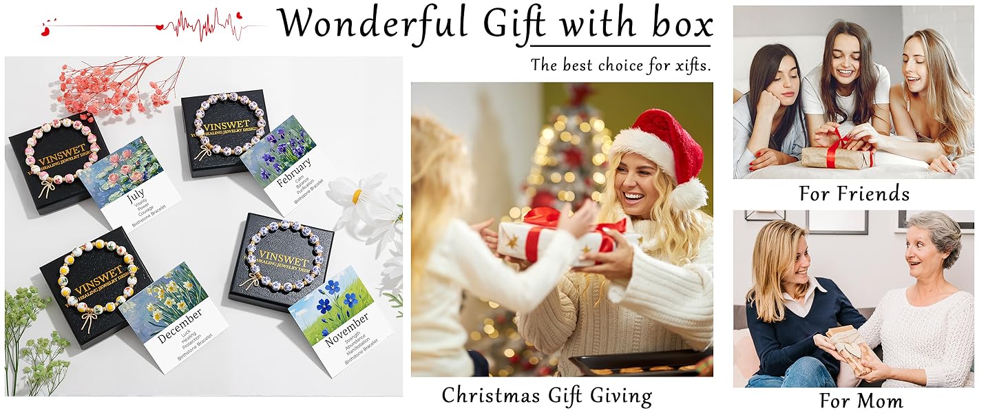 Birth Flower Bracelets