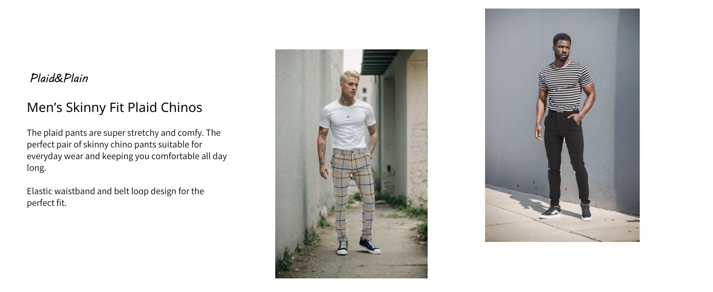 plaid pants for men