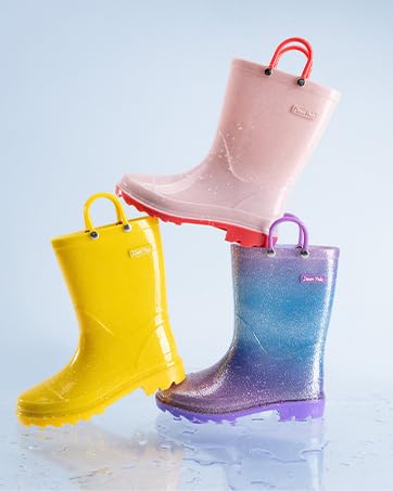 yellow rain boots kids