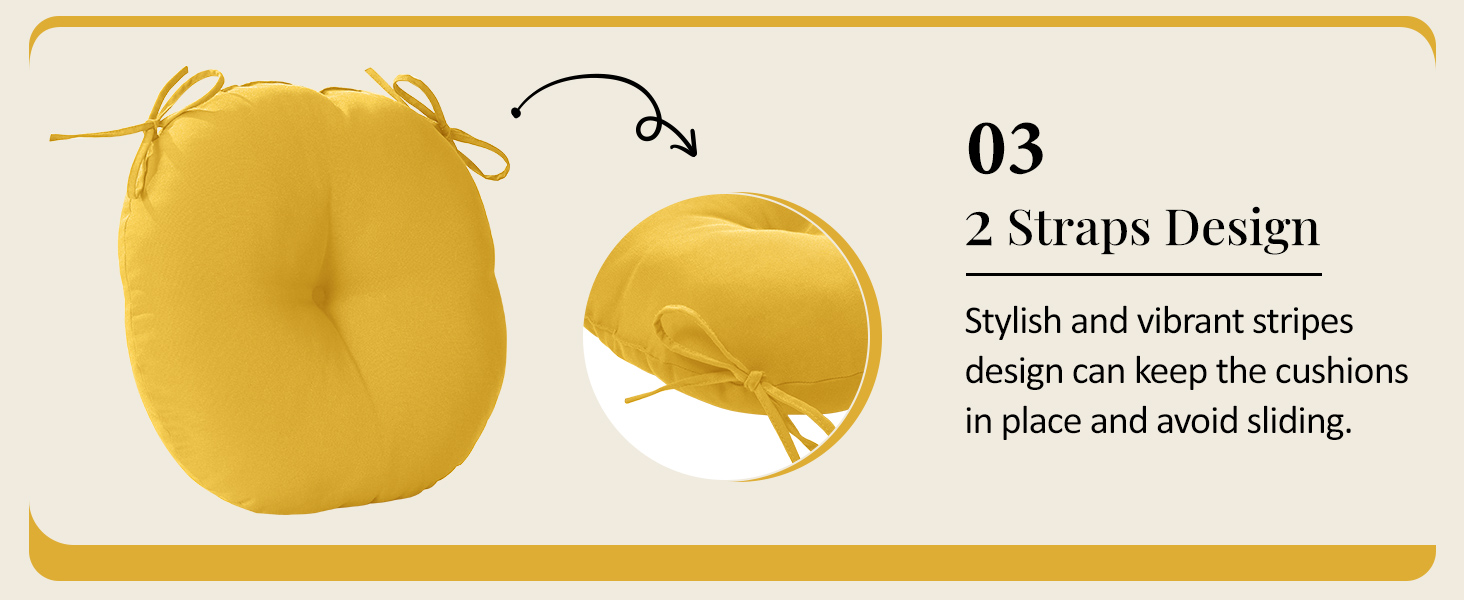 Round Outdoor Cushions