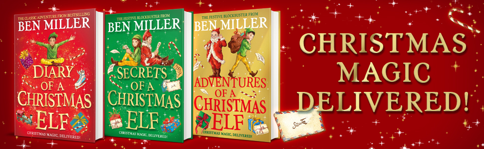 Ben Miller Diary of a Christmas Elf, Secrets of a Christmas Elf, Adventures of a Christmas Elf